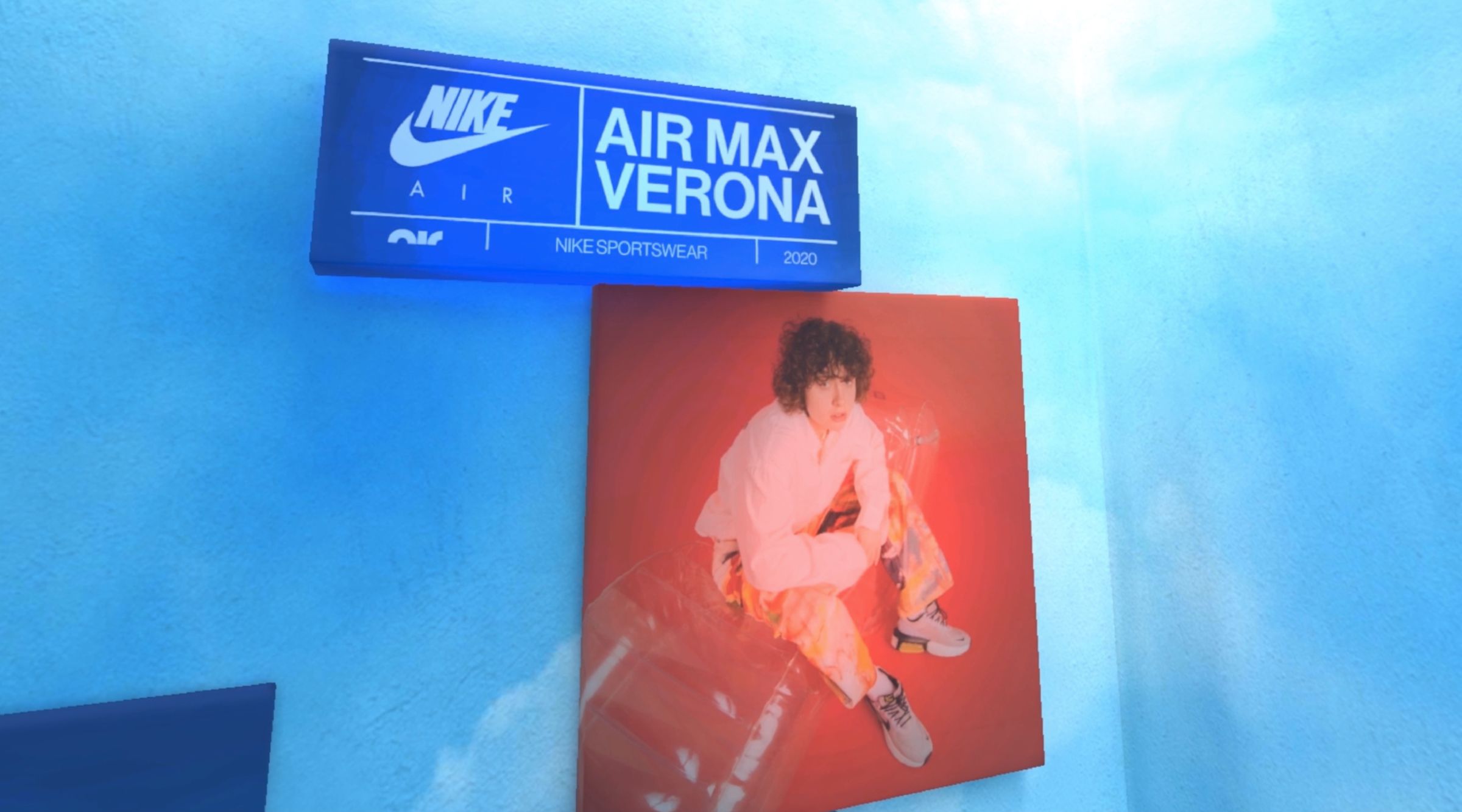 Nike Air Max Verona VR experience by Wide VR: the virtual environment inspired by Madame