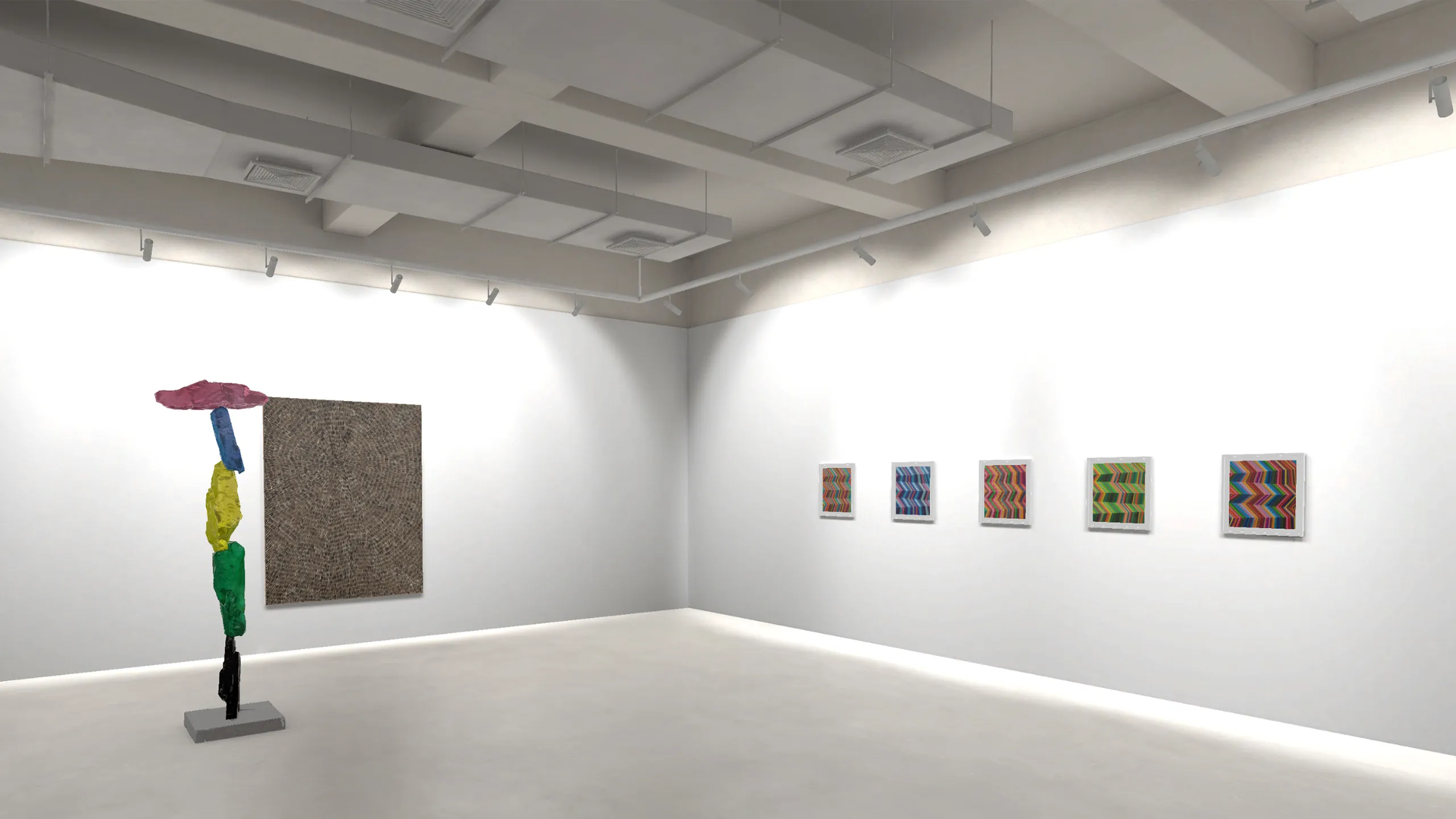 Inner Realm, VSPACE online exhibition for Massimo De Carlo in WebGL by Wide VR