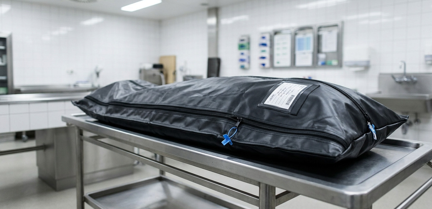 Expert articles on certified medical body bags, standards and best practices for hospitals, emergency services and funeral professionals across Europe.