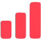 Bar chart icon for review insights and reporting