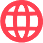 Globe icon for website redesigns