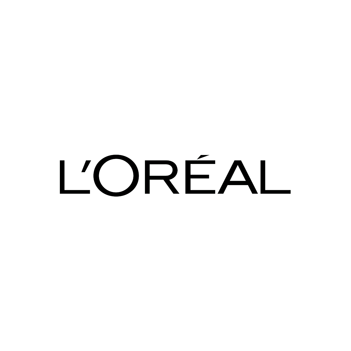 L'Oréal logo in black text.