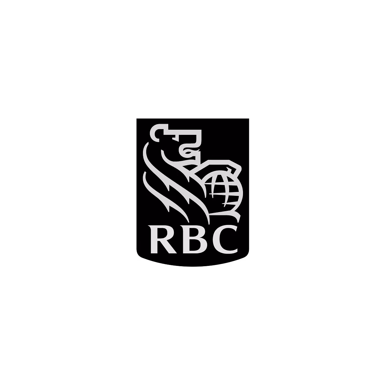 RBC logo featuring a stylized lion holding a globe.