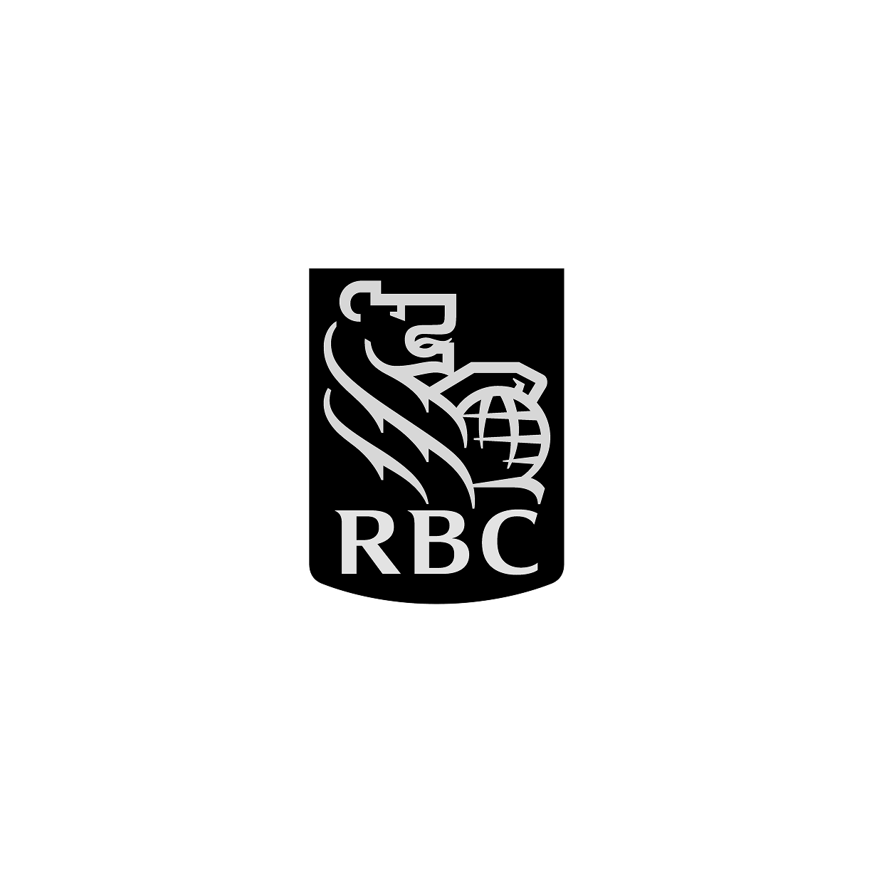 RBC logo featuring a stylized lion holding a globe.