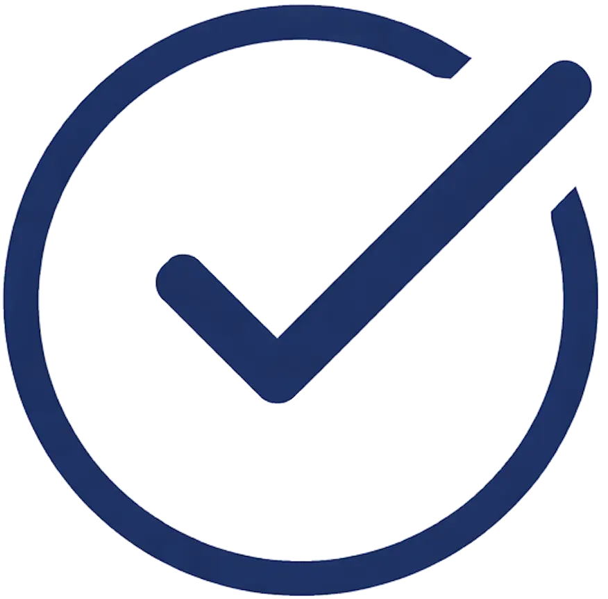 Icon showing checklist for financial metrics