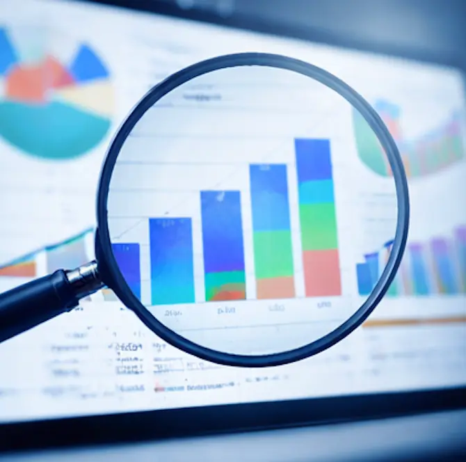 Comparison of financial metrics vs sector and industry averages