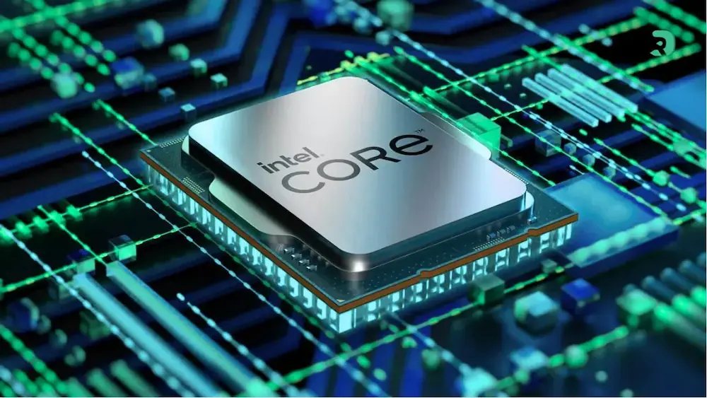 An image showing intel processor in a close-up format