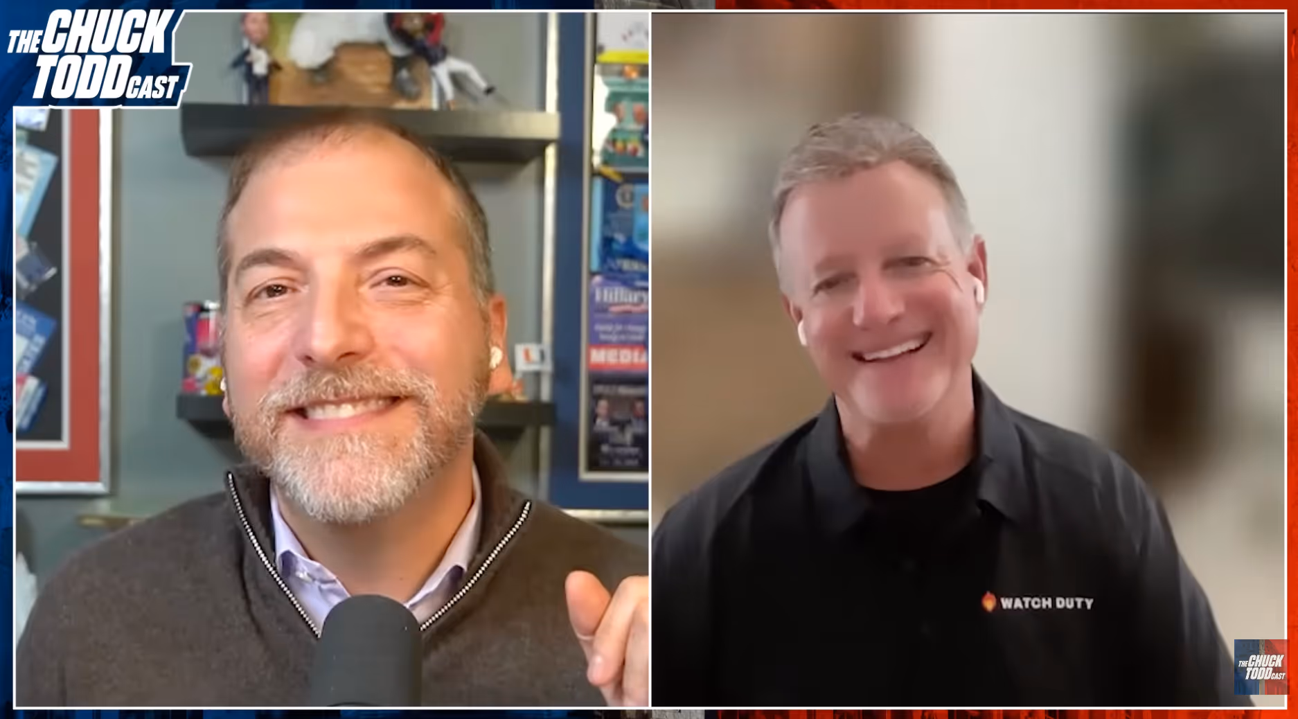Watch Now: Watch Duty Meteorologist Pete Curran on the Chuck ToddCast