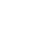 White cogwheel gear icon on transparent background.