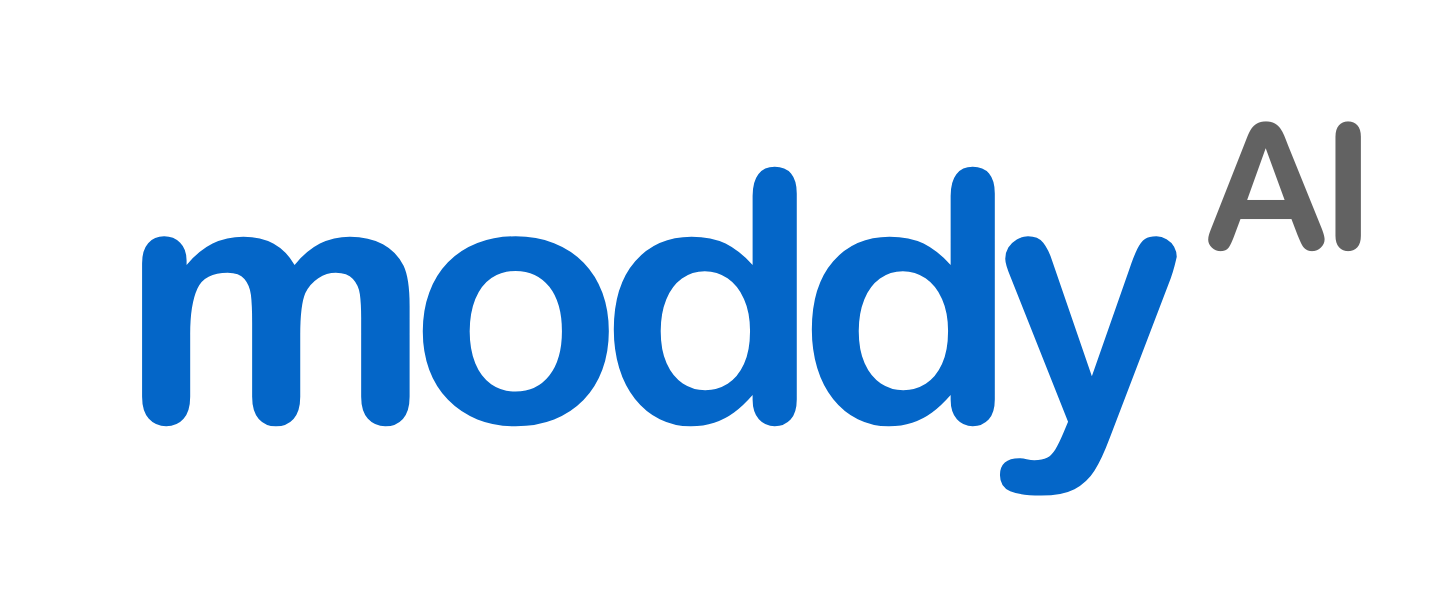 Moddy logo for use on light backgrounds
