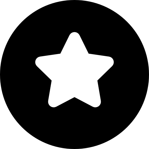 Icon with star representing new features