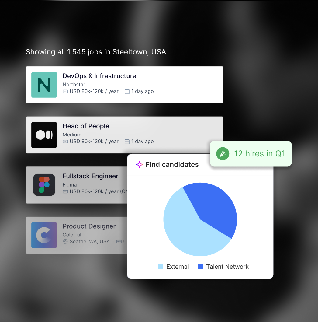 Digital chat interface of Application Boost Agent creating personalized emails for candidates based on job descriptions.