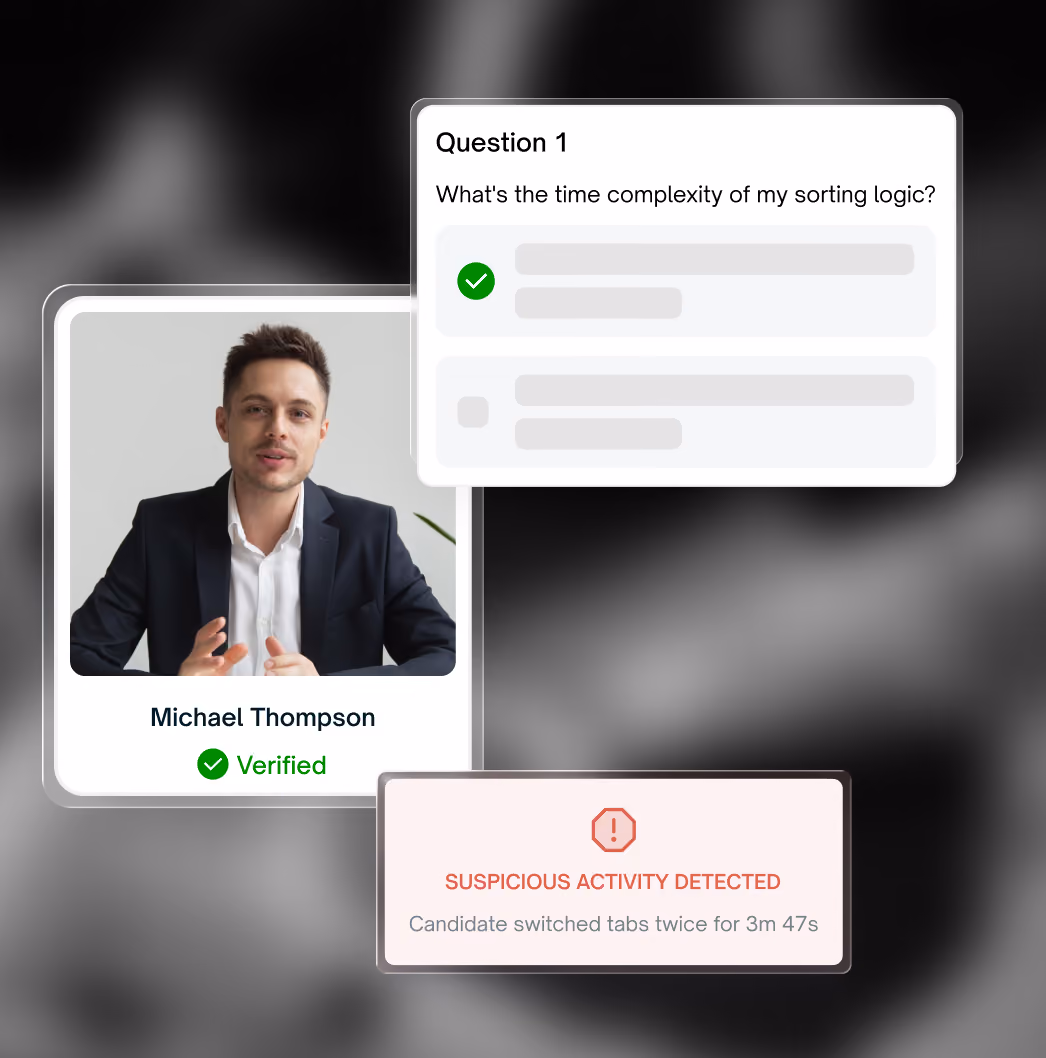 User interface showing a list of four verified candidates from San Francisco, CA, each with a profile photo, name, job title as Senior Software Engineer, and buttons to add to shortlist, remove, or send a message.