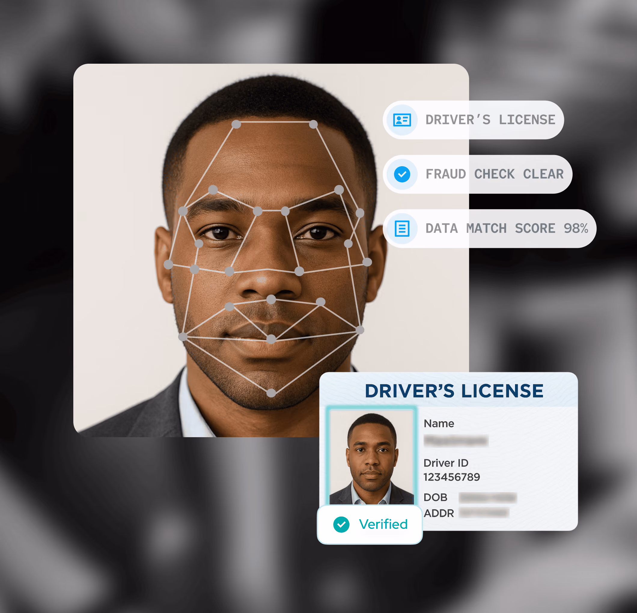 User interface showing candidate profile management with labels comparing before and after: before spending up to 80 hours per search on cross-referencing and updating profiles, after starting with a curated slate and always-fresh CRM.