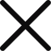 Black close icon shaped like an 'X' on a white background.