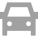 Gray car icon facing forward with headlights and wheels visible.