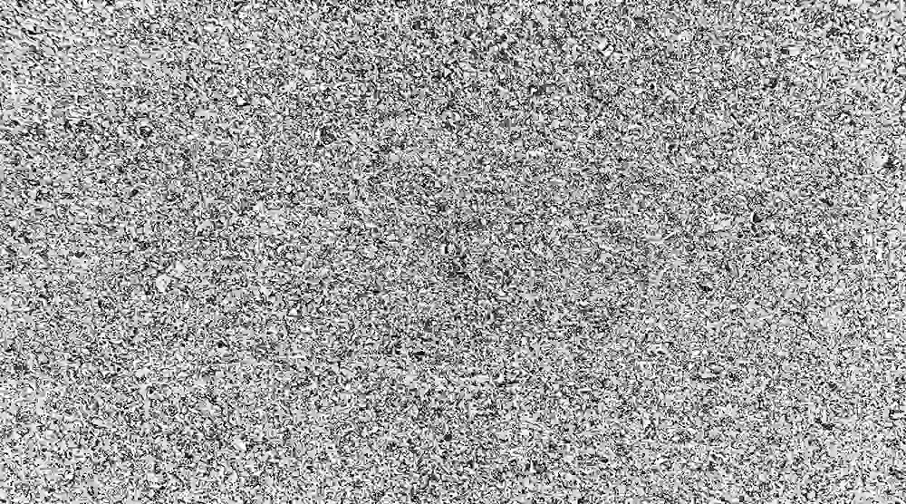 Black and white static noise texture resembling television static or digital interference.