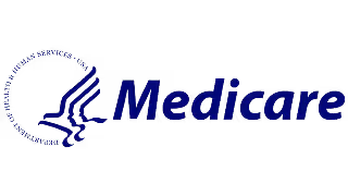Medicare logo with a stylized eagle head in a circle followed by the word 'Medicare'.