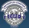 Metroplex Chapter Concerns Of Police Survivors (C.O.P.S.) Texas emblem.
