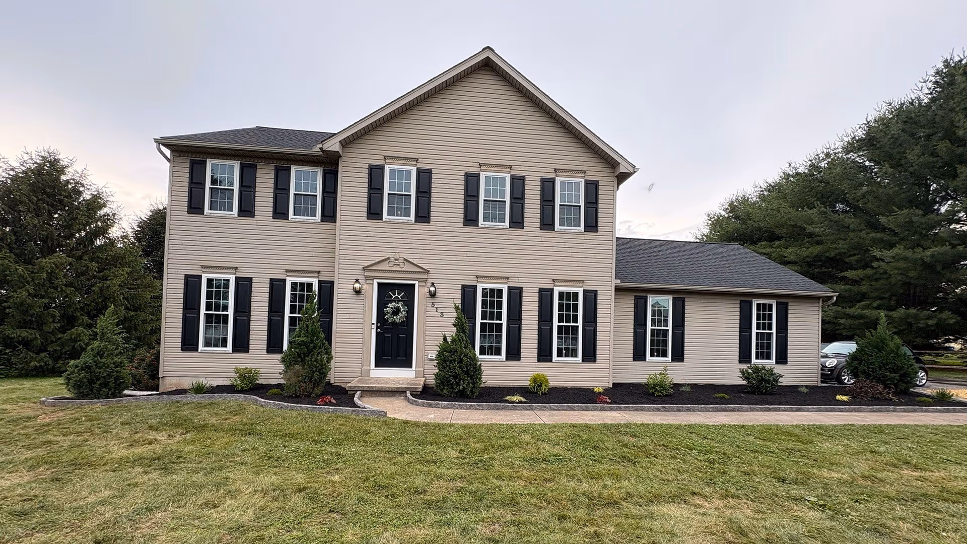 Residential landscape renovation in Oxford, PA