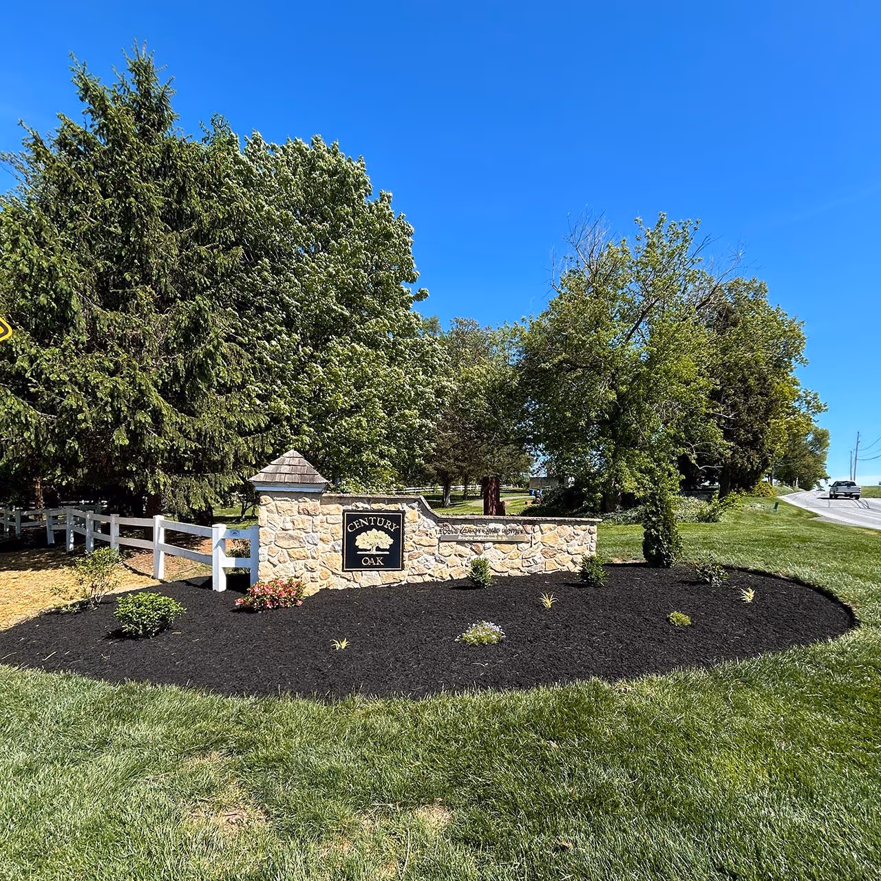 Landscape installation by Long Meadow Lawn and Landscape in Oxford, PA
