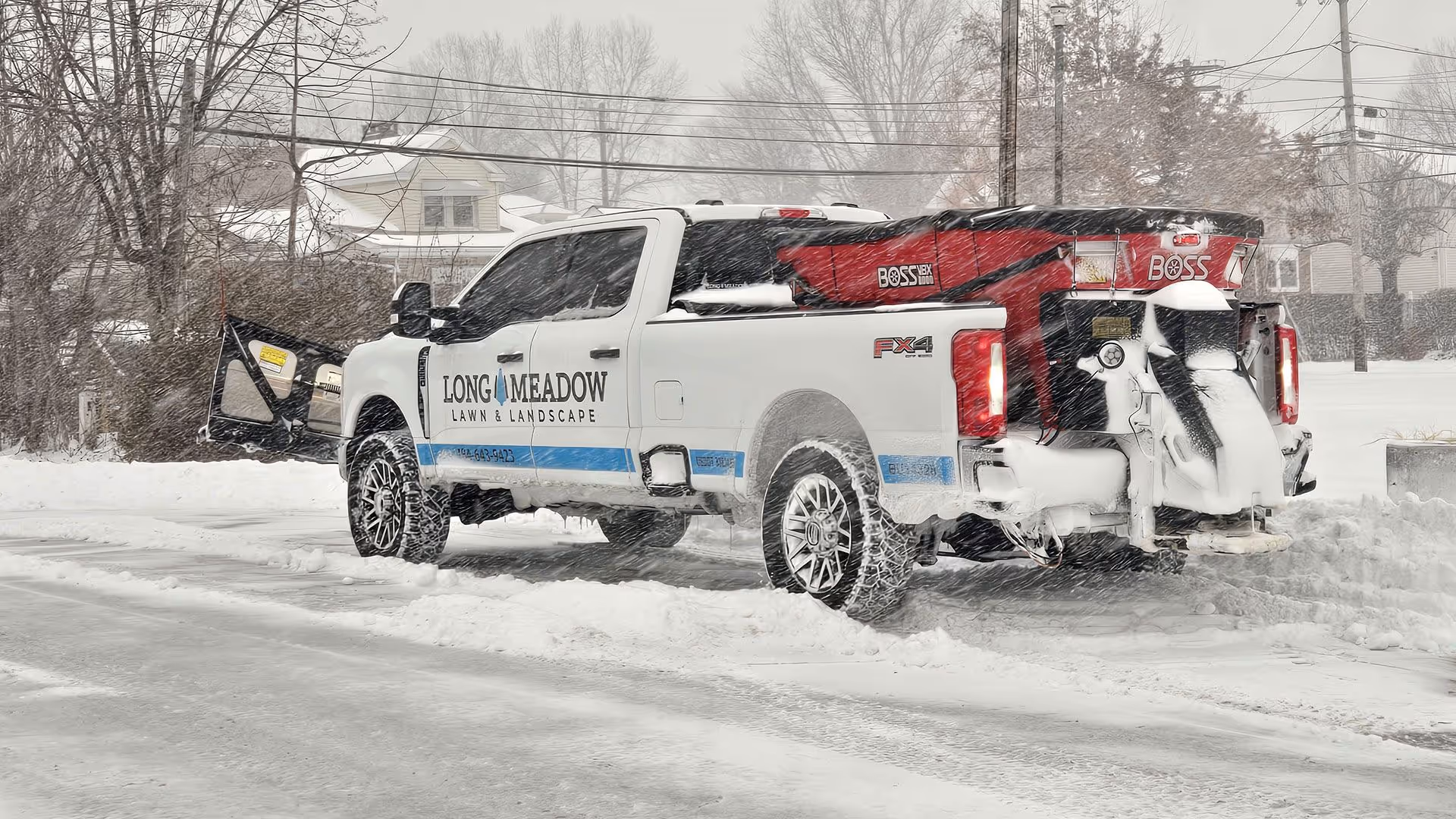 Driveway snow plowing near me