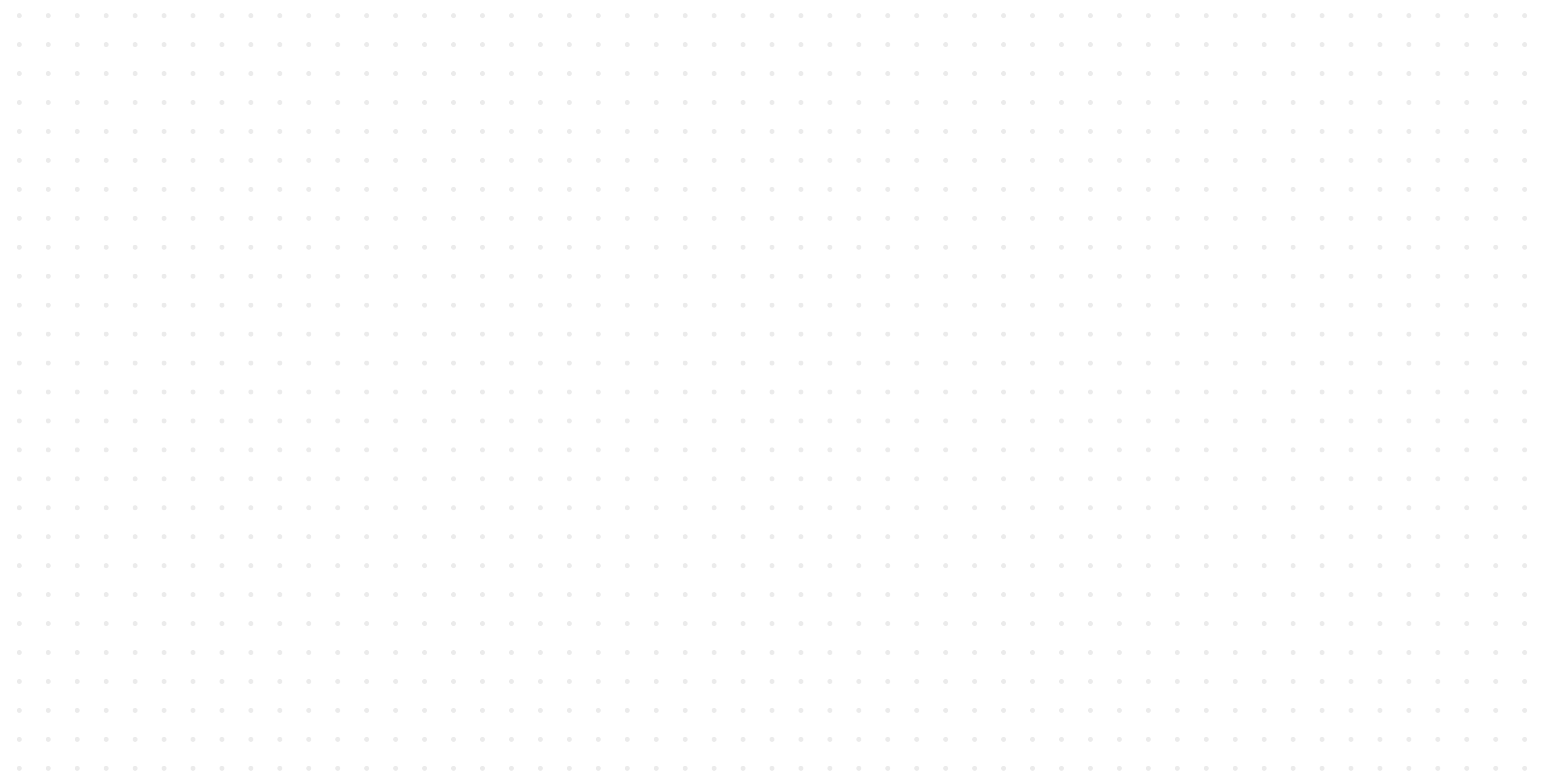 Pattern of evenly spaced small white dots arranged in a grid on a black background.