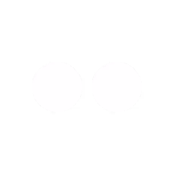 Icon composed of two circular dots