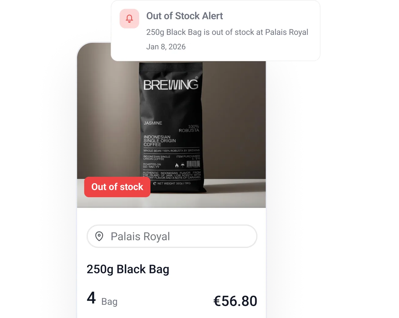 No more out of stock apologies