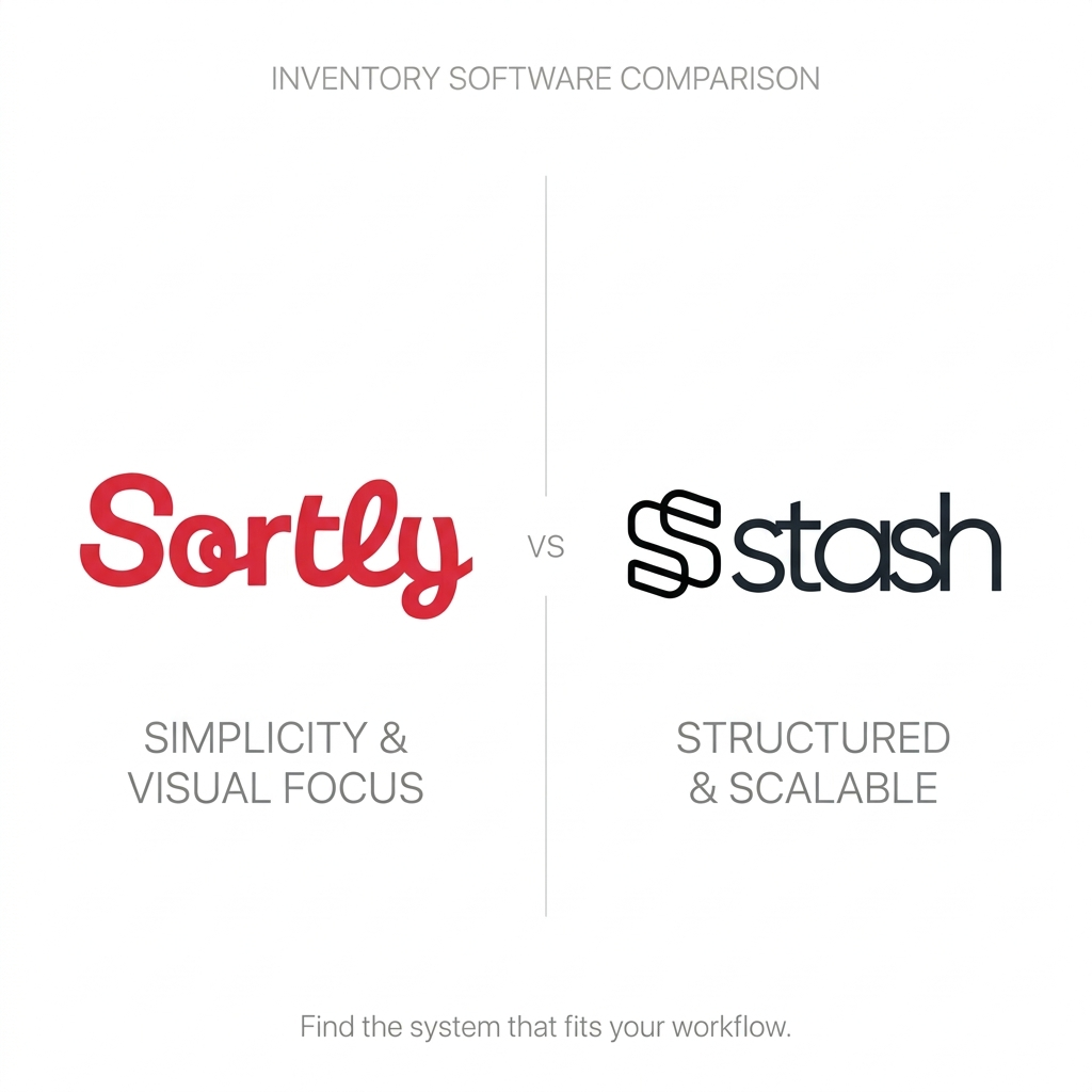 Stash vs Sortly inventory management comparison