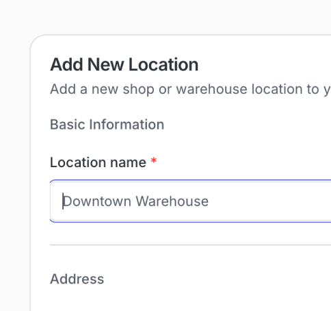 Stash multi-location restaurant inventory view
