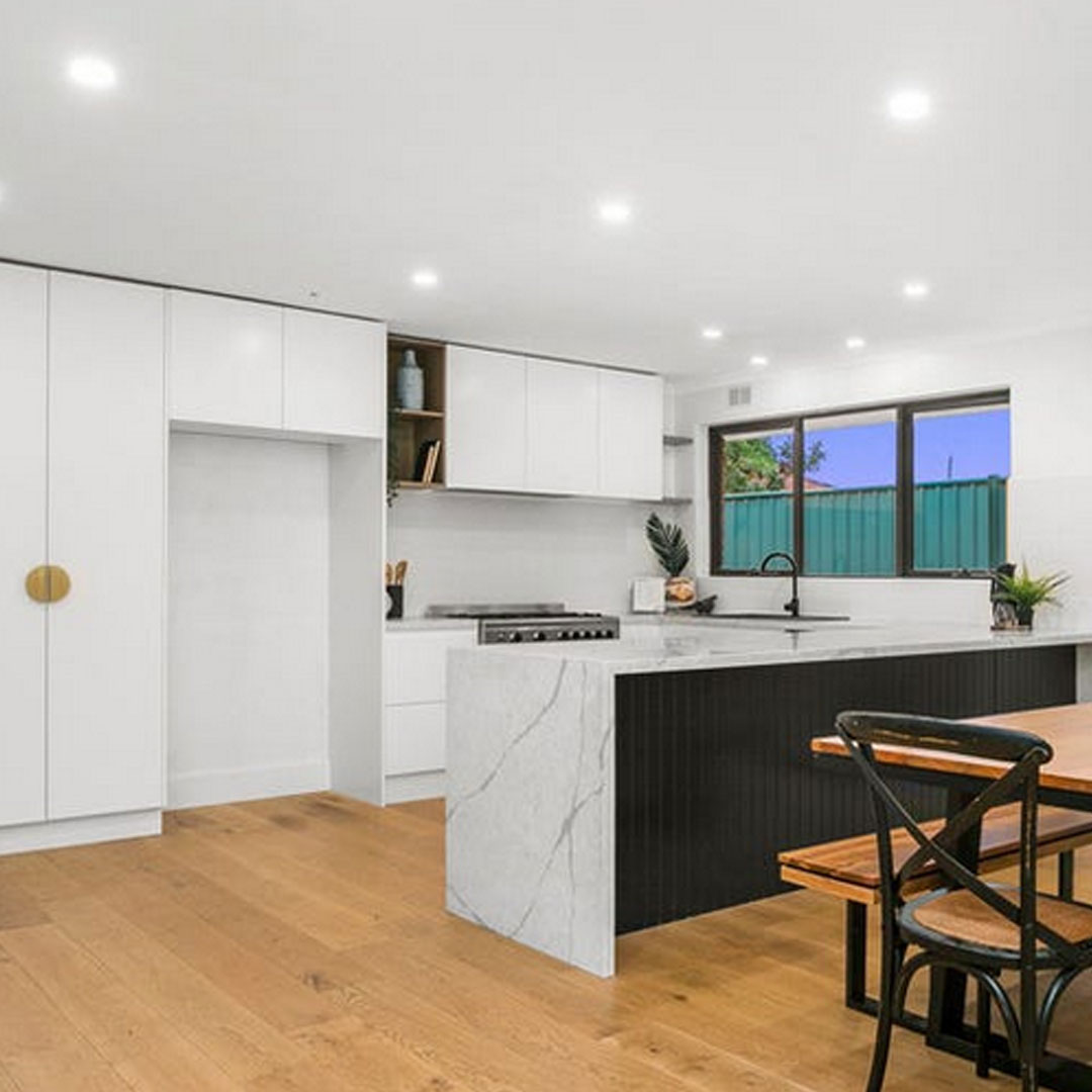 Concrete steps outside front door