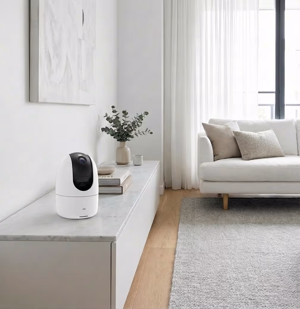 WIFI 4MP beveiligingscamera met AI-detectie en infrarood nachtzicht.