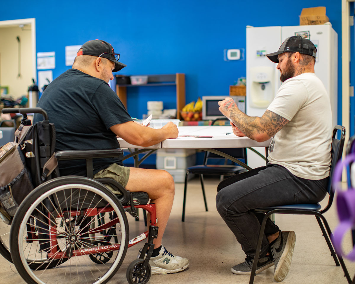 people playing cards