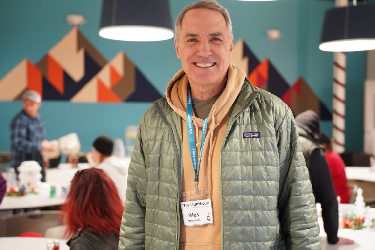 Wes (Volunteer), Volunteering at the Christmas Dinner at the Redmond Center on December 22, 2023
