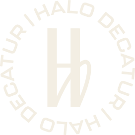 Halo logo white