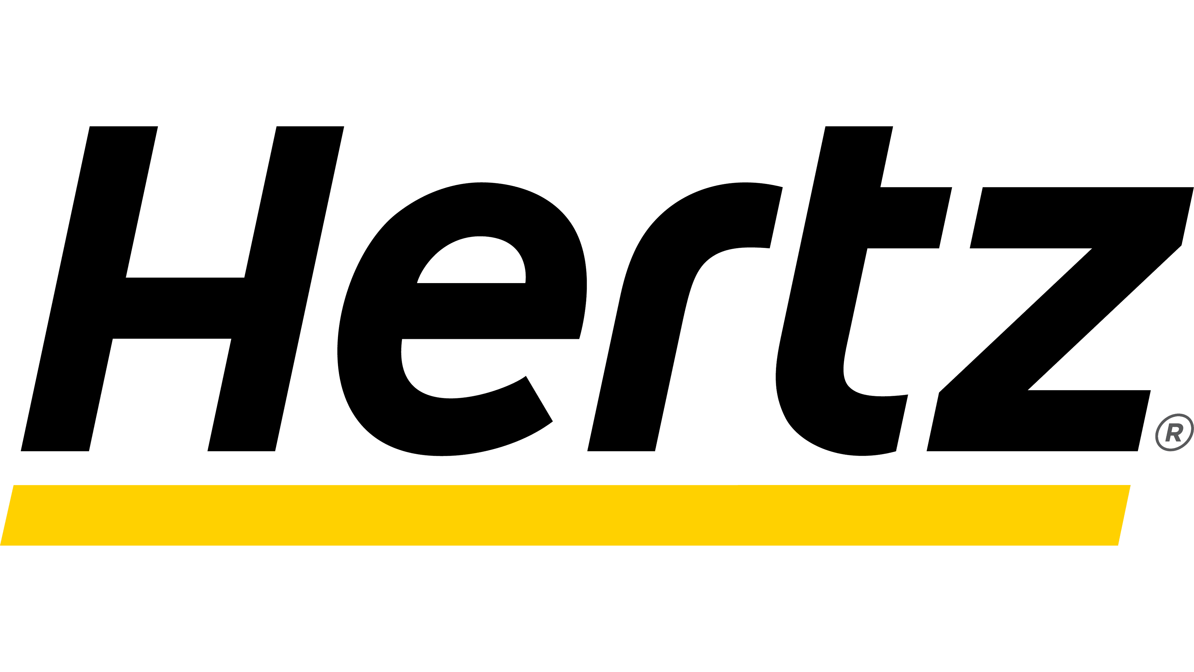 Hertz rental car logo — AirQuest ground transportation partner
