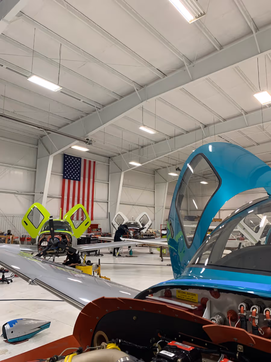 AirQuest maintenance hangar — full-service aircraft care and repair
