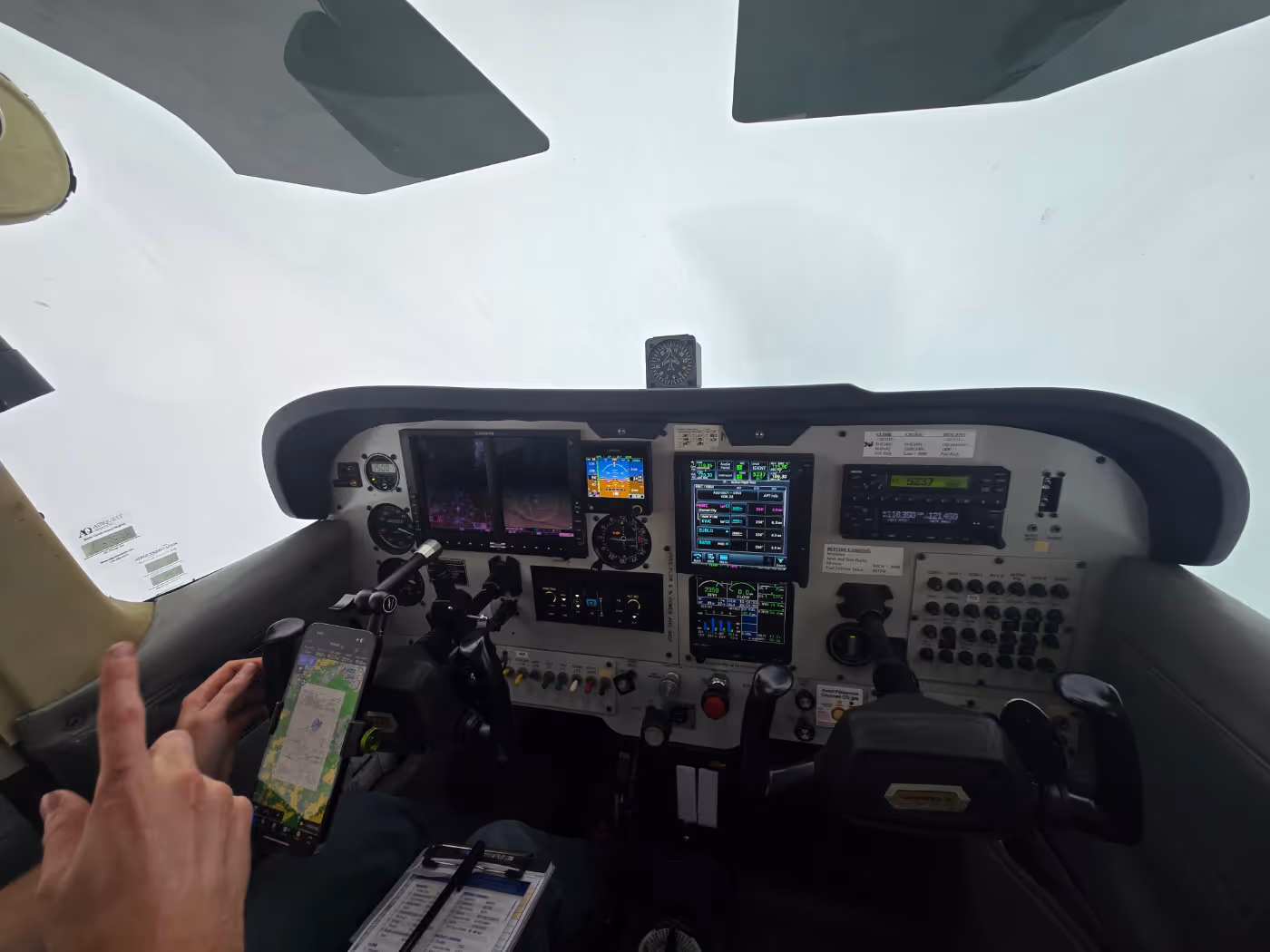 AirQuest training fleet — Cessna 172M TAA equipped with modern avionics