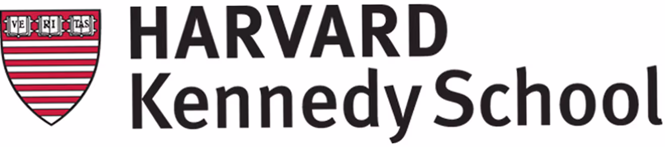 Harvard Kennedy School logo.