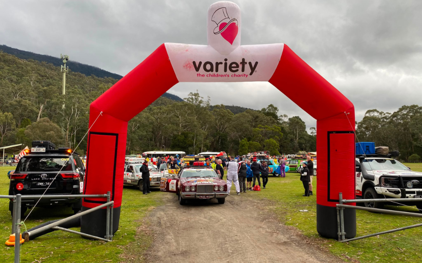 Start line of Variety Bash