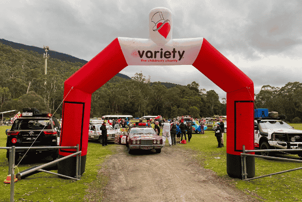 Start line of Variety Bash