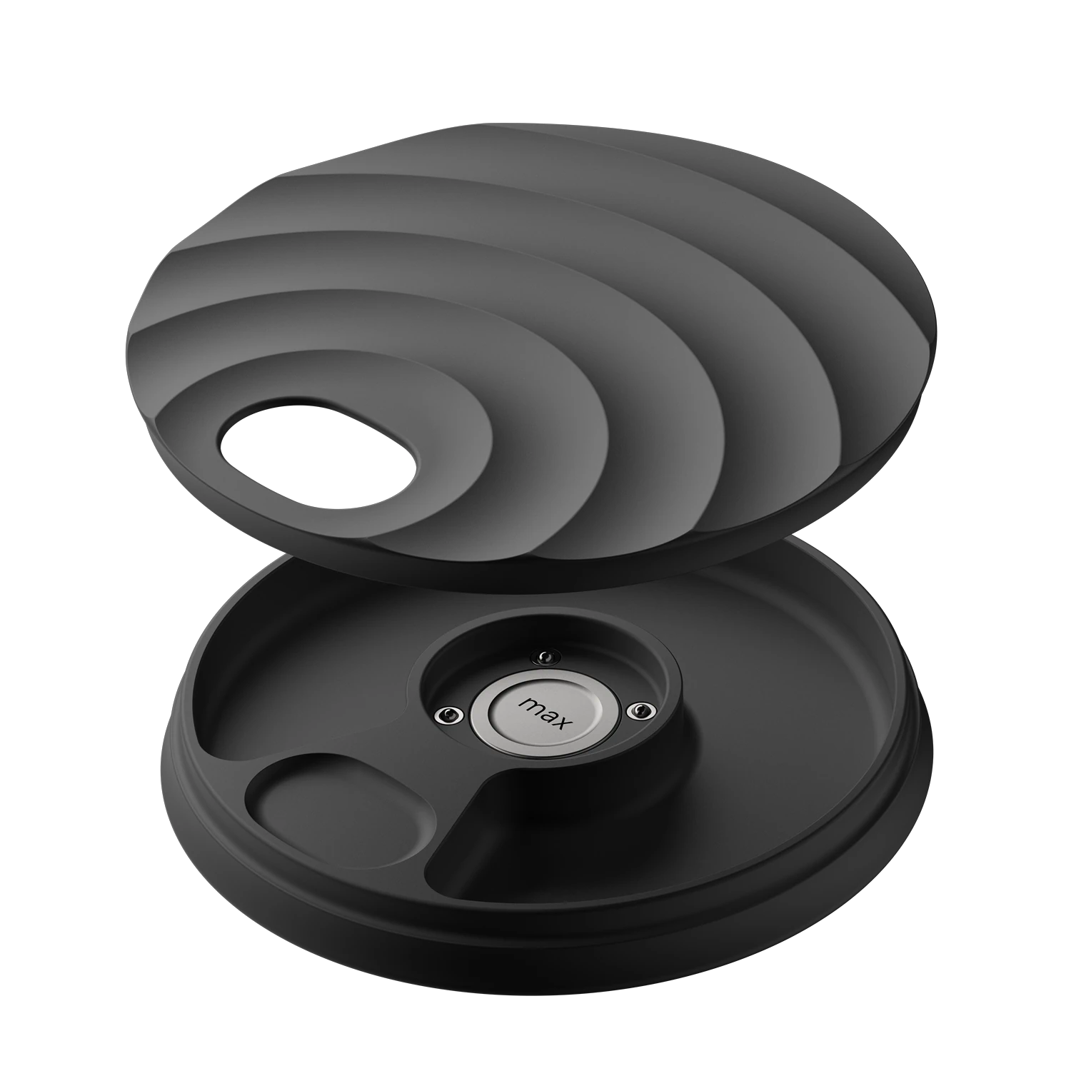 Misylo Max Pill Case with one storage compartment in color midnight