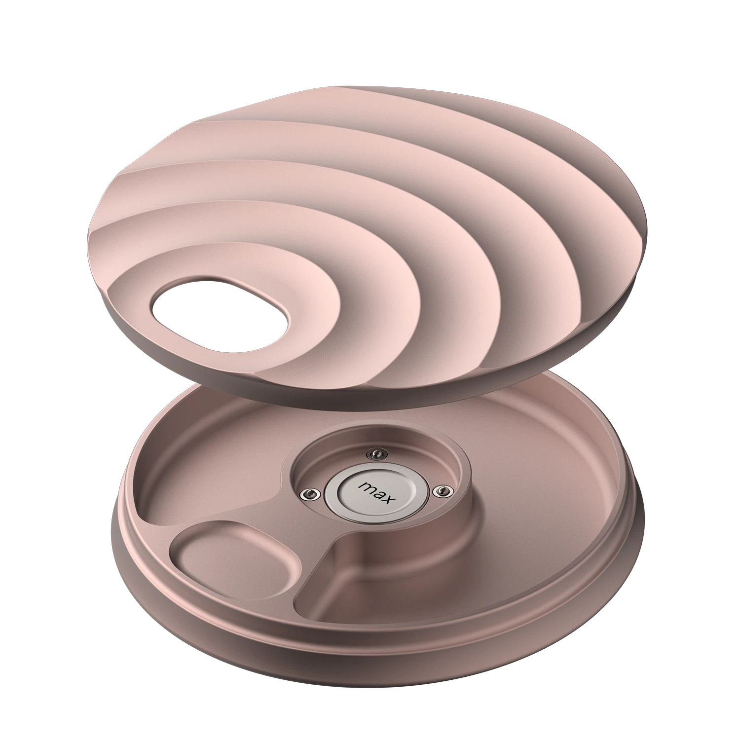 Misylo Max Pill Case with one storage compartment in color blush