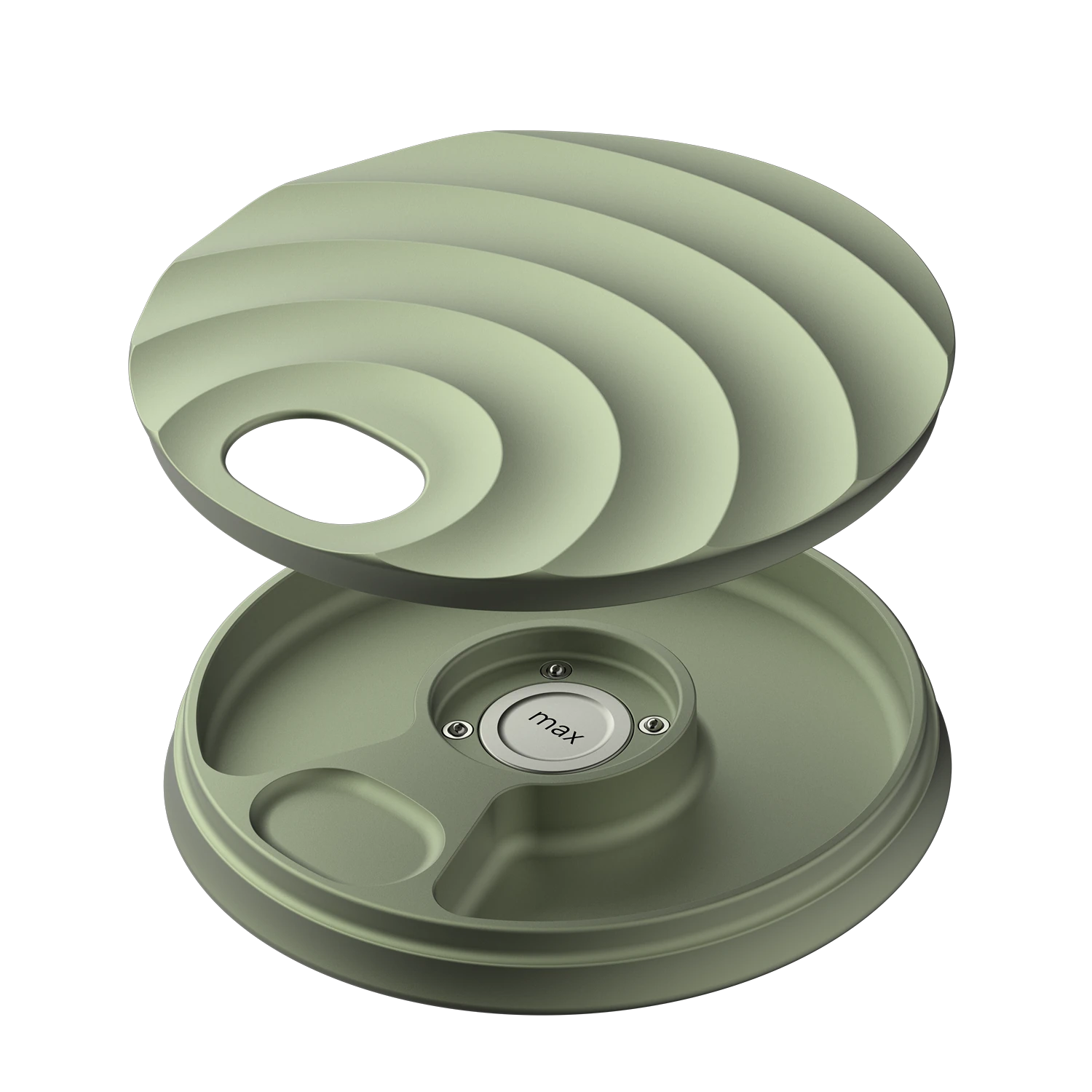 Misylo Max Pill Case with one storage compartment in color sage