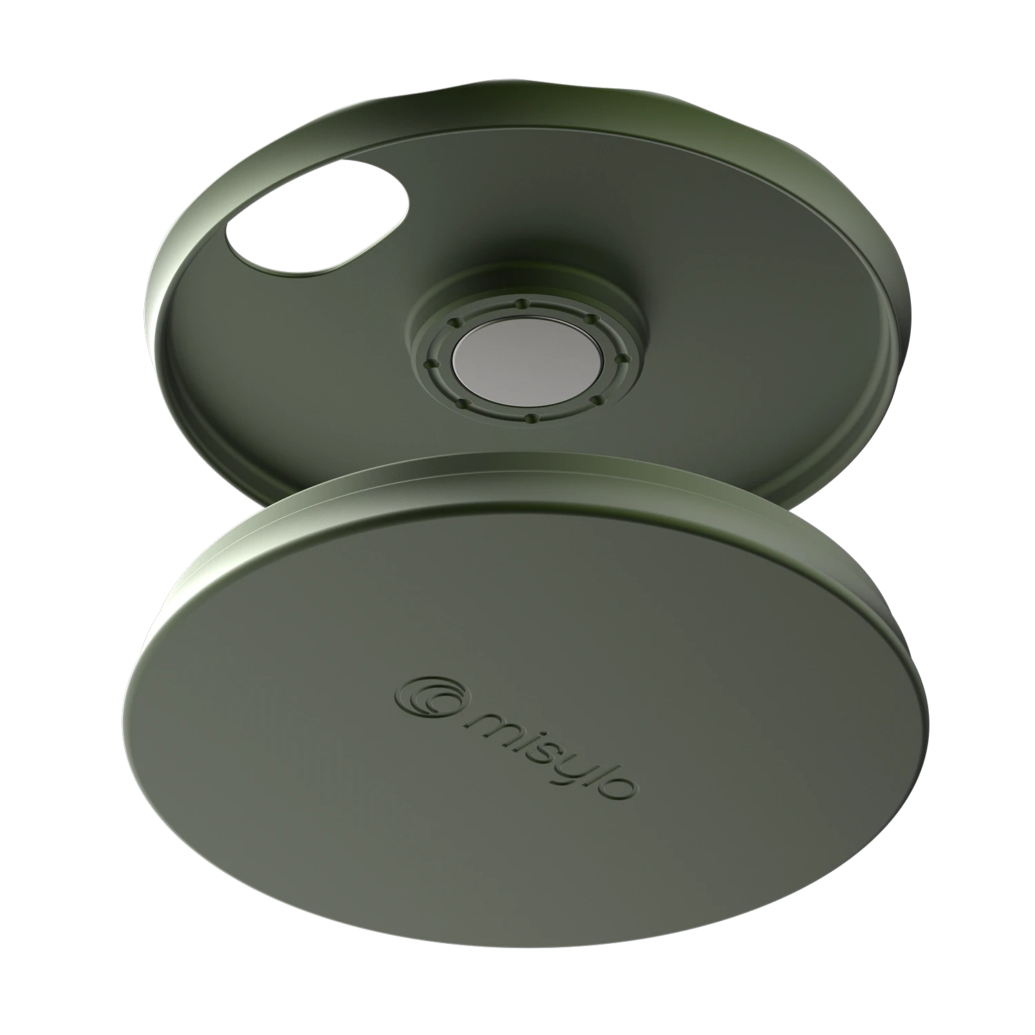 Misylo Max Pill Case with one storage compartment in color forest
