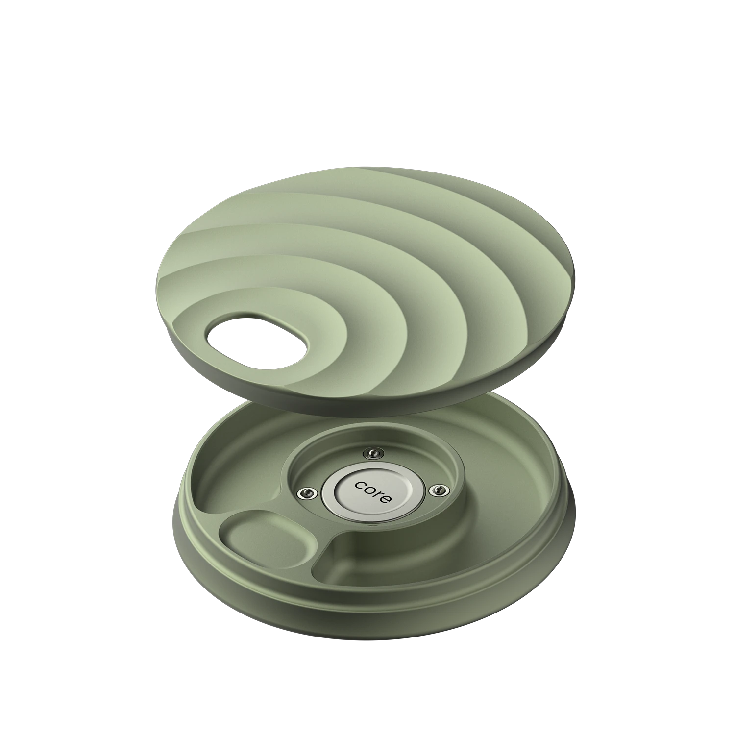 Misylo Core Pill Case with one storage compartment in color sage