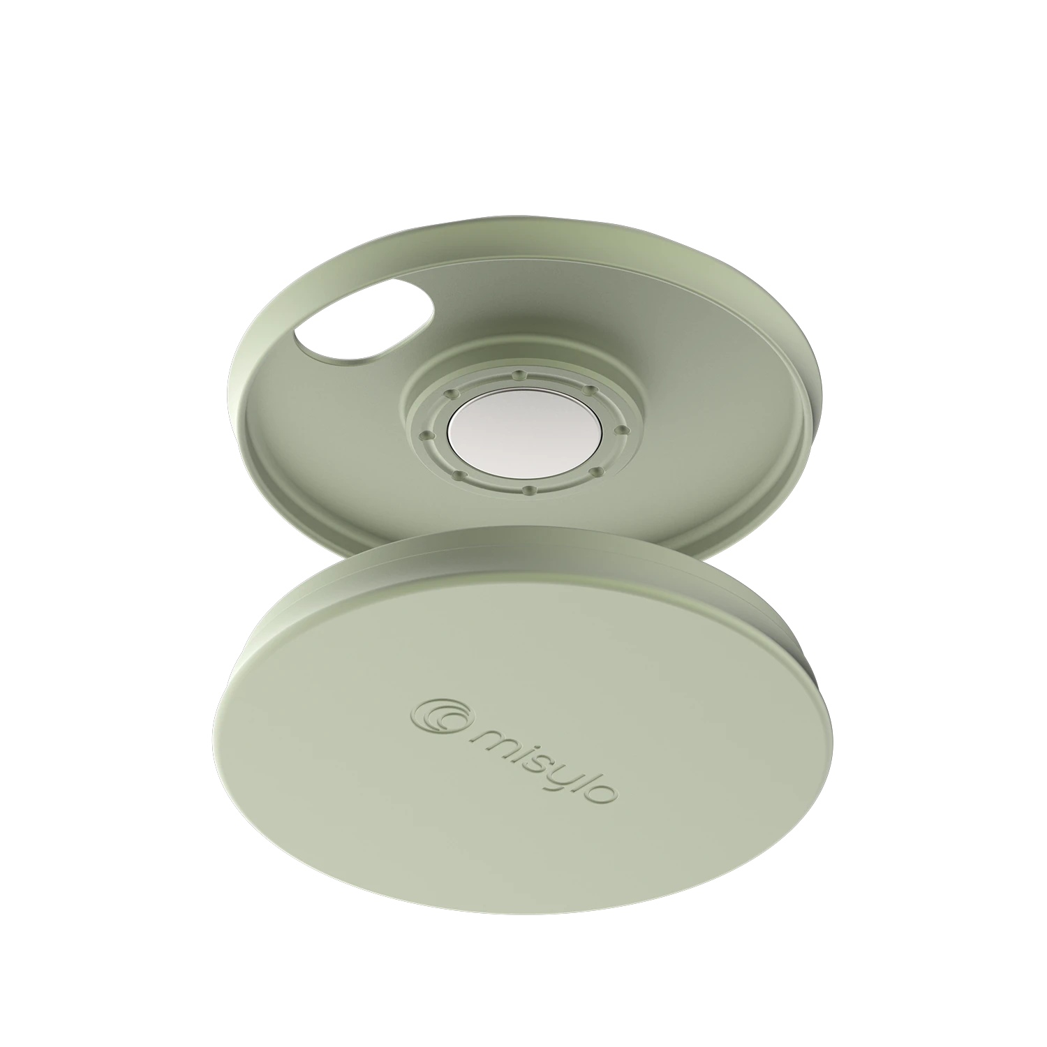 Misylo Core Pill Case with one storage compartment in color sage