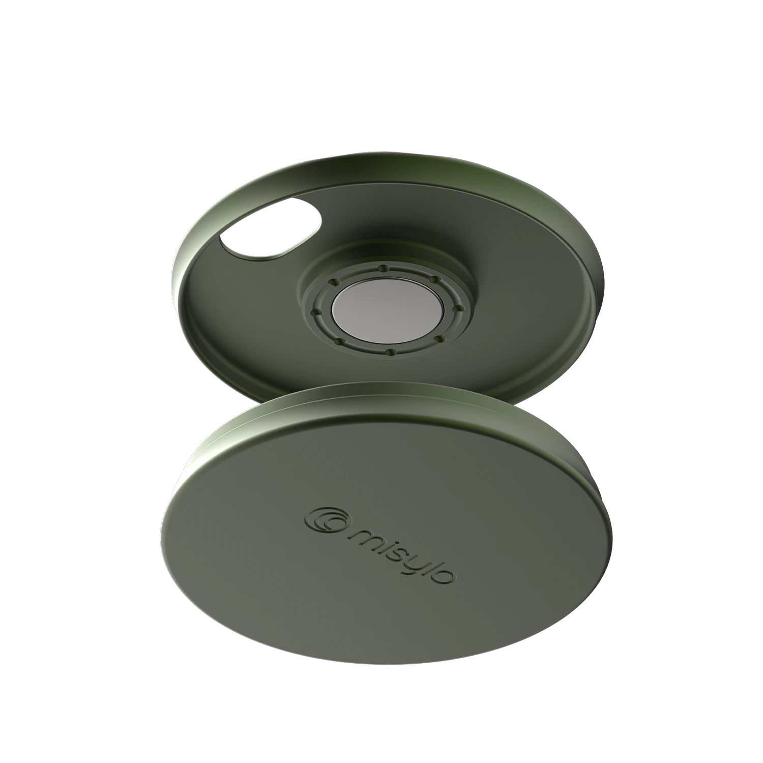 Misylo Core Pill Case with one storage compartment in color forest