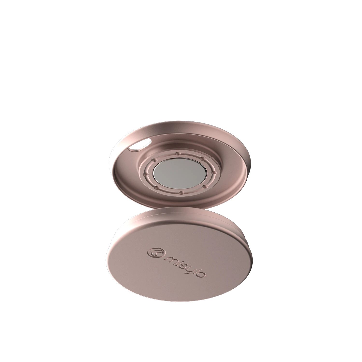Misylo Mini Pill Case with seven storage compartments in color blush